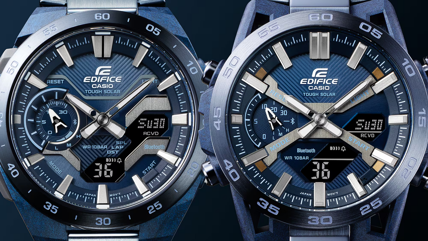 EDIFICE COOL BLUE SMARTPHONE LINK WATCH ECB-2200CB-2ADF