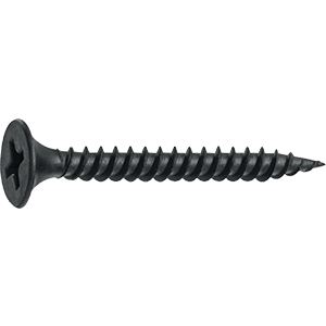 DRYWALL SCREW BLACK PHOSPHATE FINE THREAD #6X3/4"
