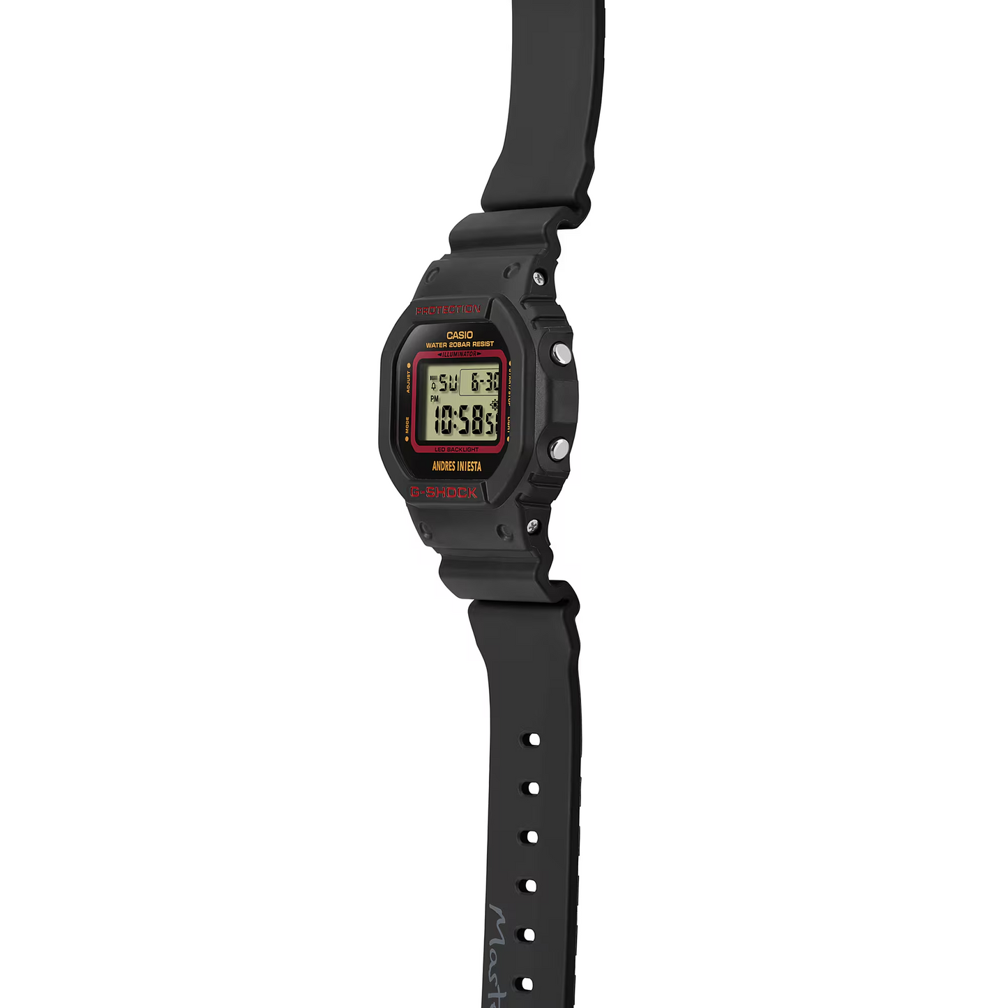 WORLD CLASS PROFESSIONAL FOOTBALL PLAYER ANDRÉS INIESTA SIGNATURE MODEL DW-5600AI-1DR