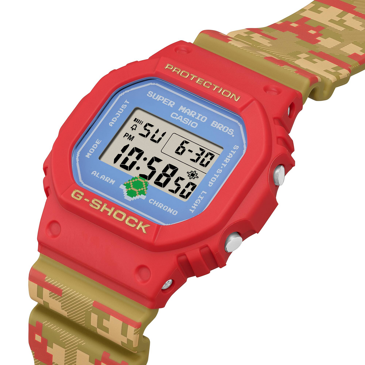 SUPER MARIO BROTHERS-themed Watch G-SHOCK DW-5600SMB-4DR