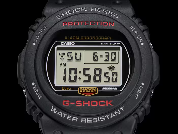 G-SHOCK MEN CASUAL WATCH DW-5750E-1DR
