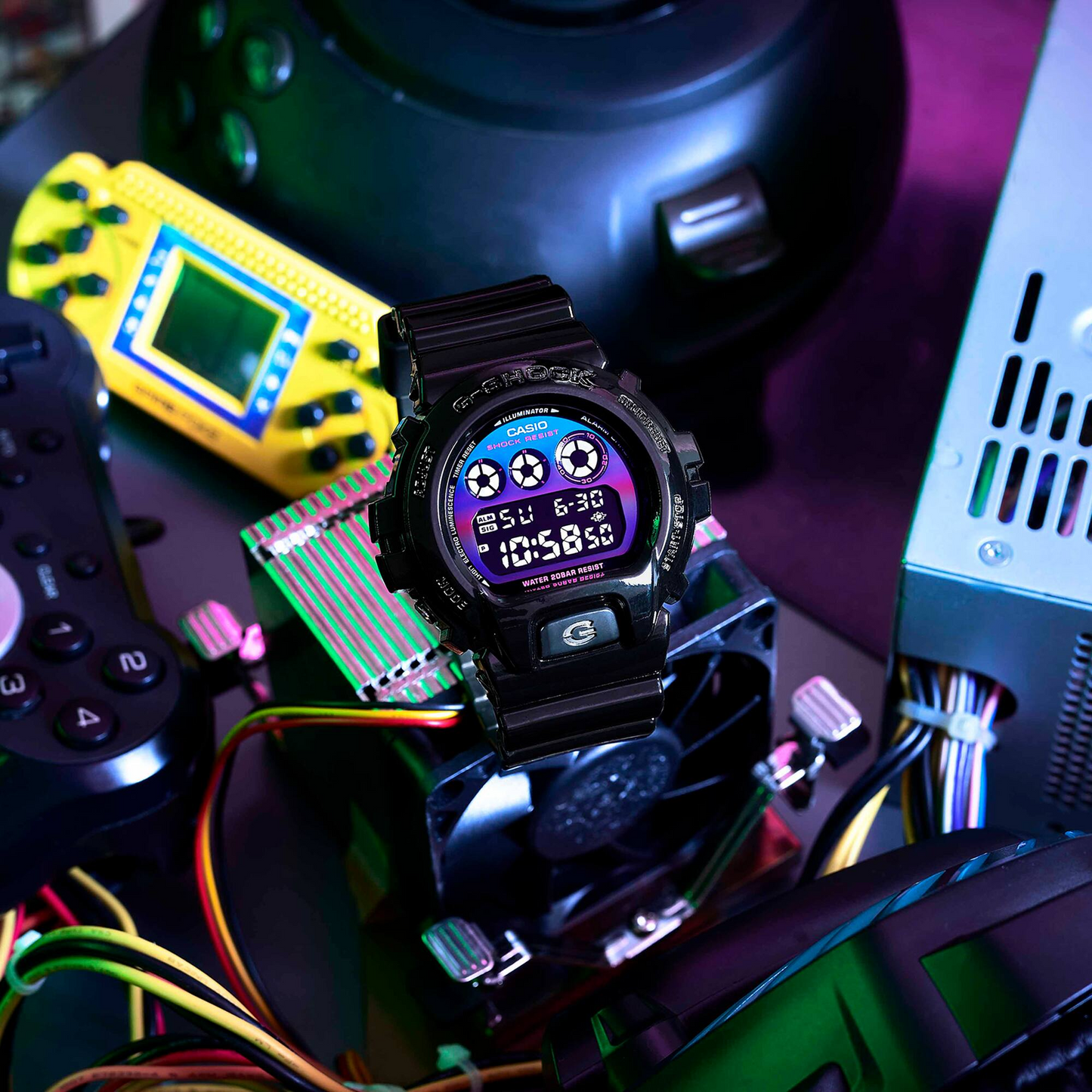 G-SHOCK VIRTUAL RAINBOW RGB MEN CASUAL WATCH DW-6900RGB-1DR
