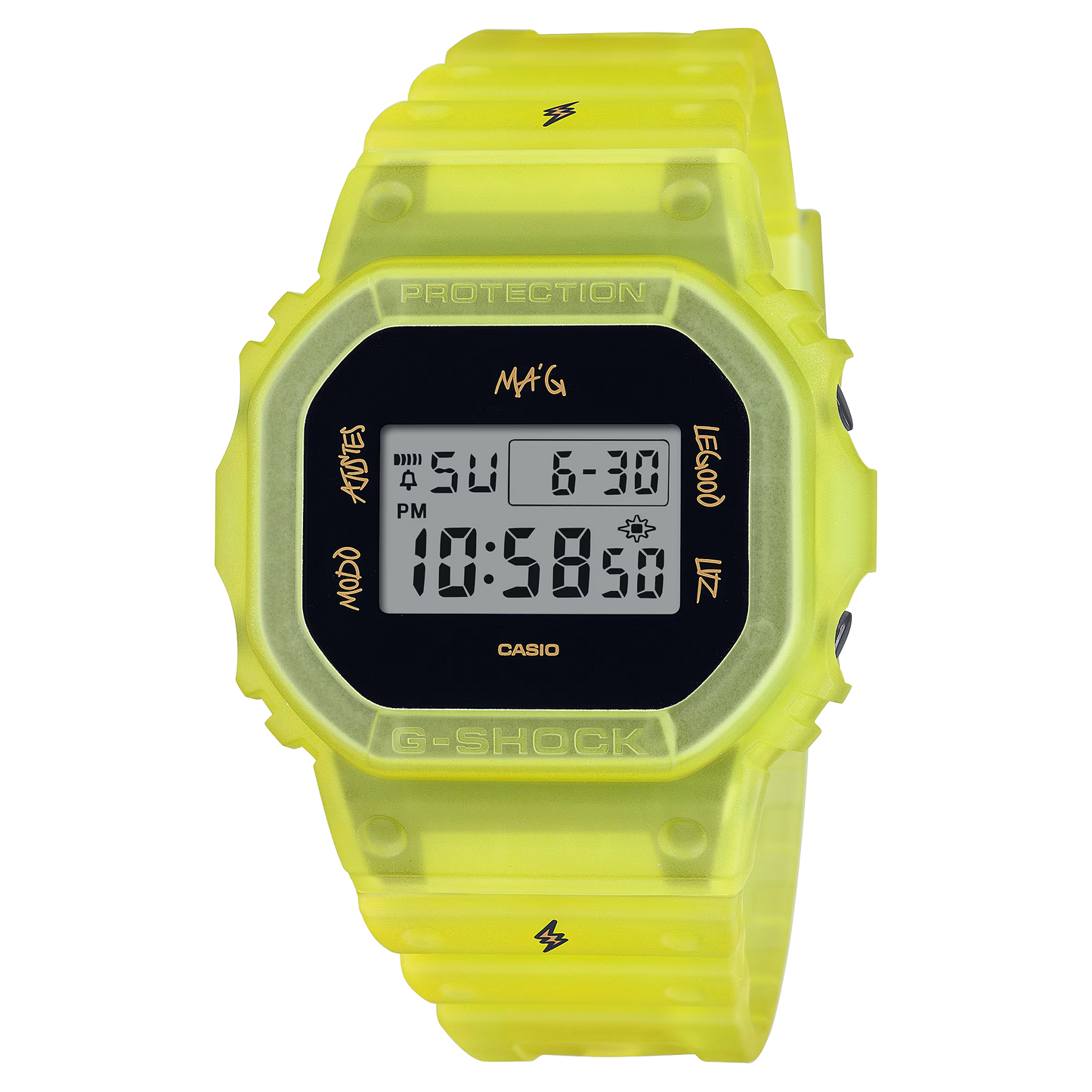 G-SHOCK J Balvin Collaboration model Changing BandsSet Men Watch DWE-5600JB-1A9DR