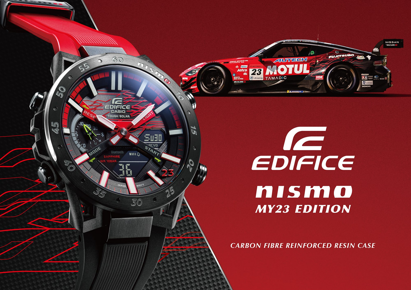 EDIFICE SMARTPHONE LINK NISMO MY23 limited-edition Men Watch ECB-2000NIS-1ADR