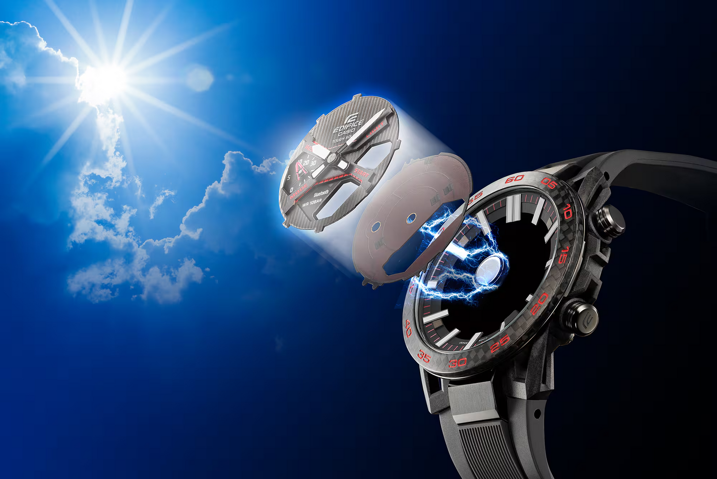 EDIFICE SMARTPHONE LINK MEN WATCH ECB-2000PB-1ADF