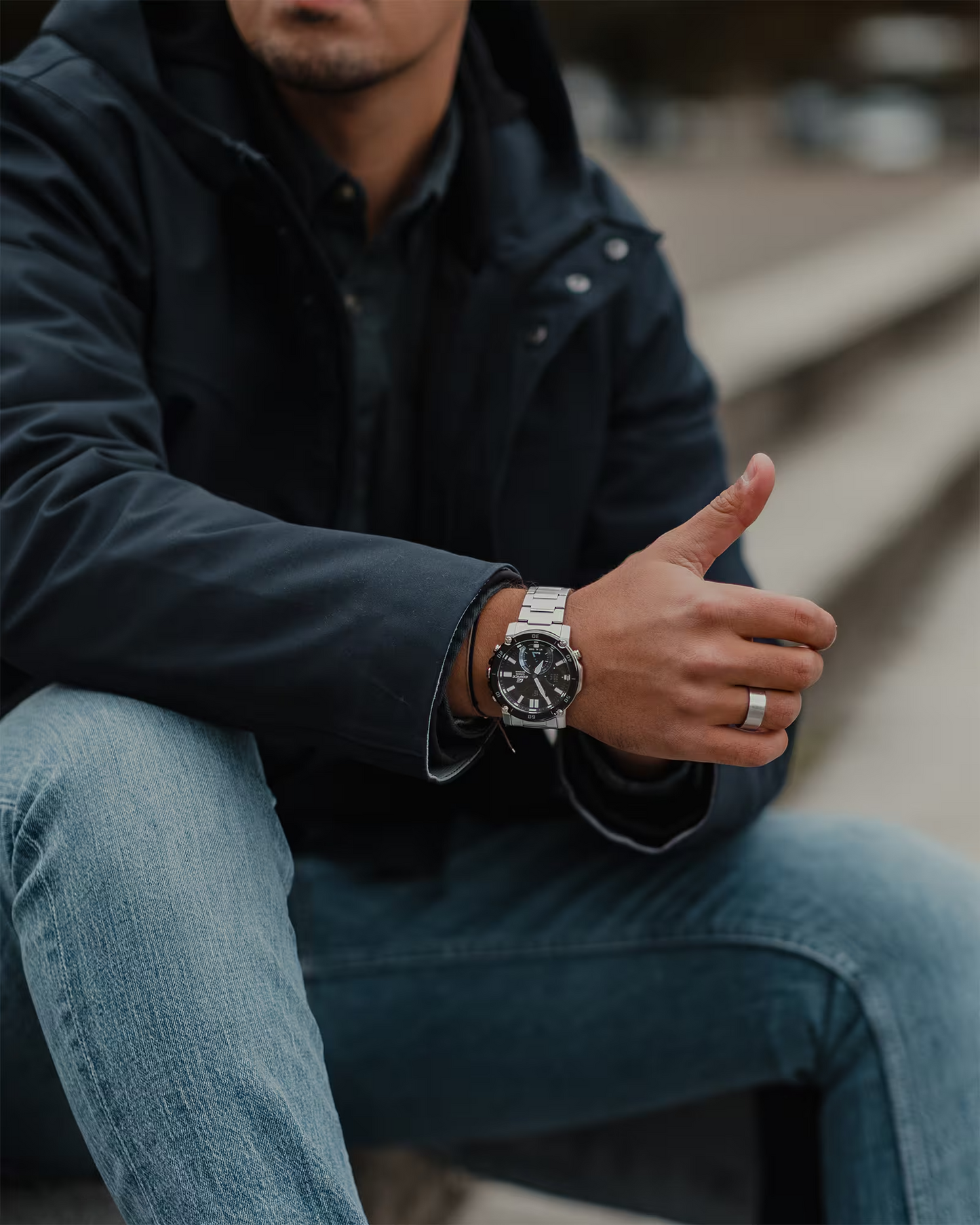 EDIFICE SMARTPHONE LINK MEN WATCH ECB-20DB-1ADF