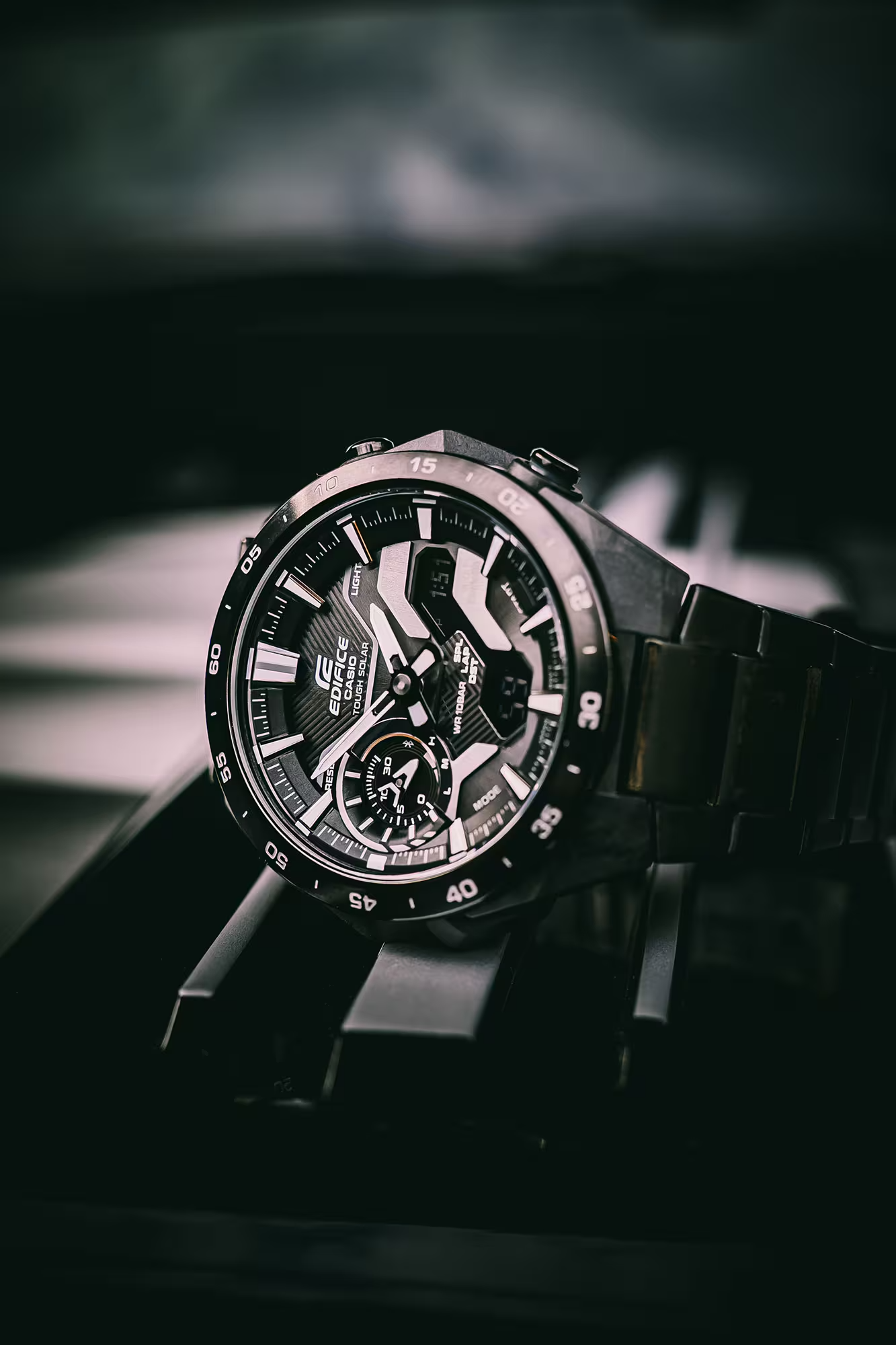 EDIFICE SMARTPHONE LINK WINDFLOW MEN WATCH ECB-2200DC-1ADF