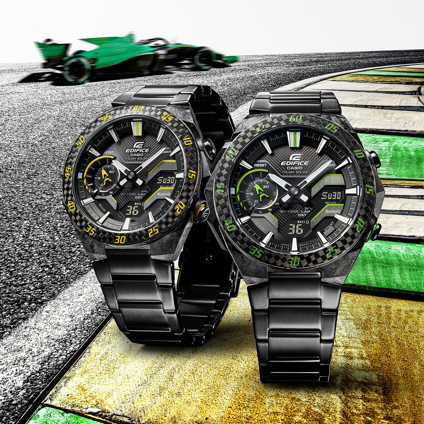 EDIFICE SMARTPHONE LINK MENS WATCH ECB-2200RC-1A3DF