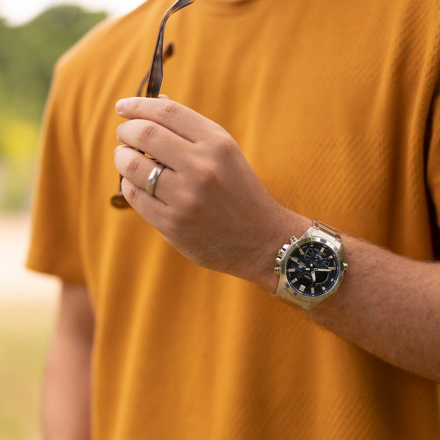 EDIFICE SMARTPHONE LINK MEN WATCH ECB-30D-2ADF
