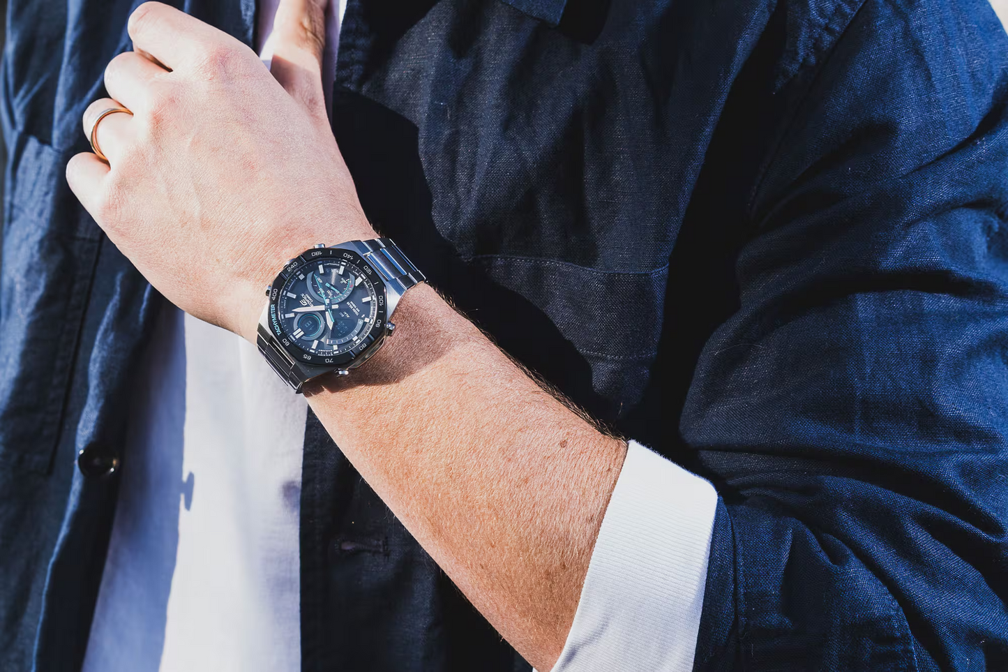 EDIFICE SMARTPHONE LINK MEN WATCH ECB-950DB-1ADF