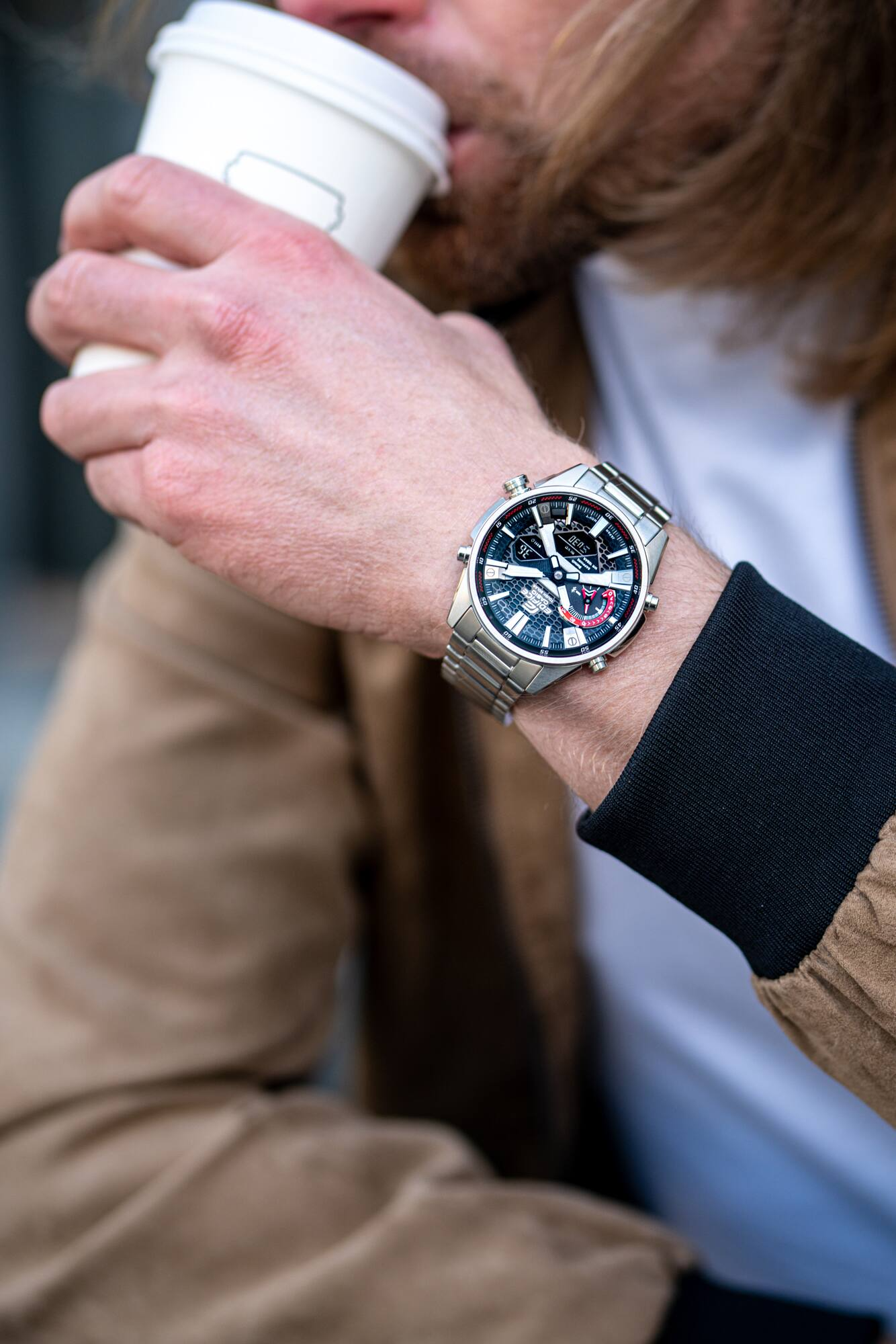 EDIFICE SMARTPHONE LINK WATCH ECB-S100D-1ADF