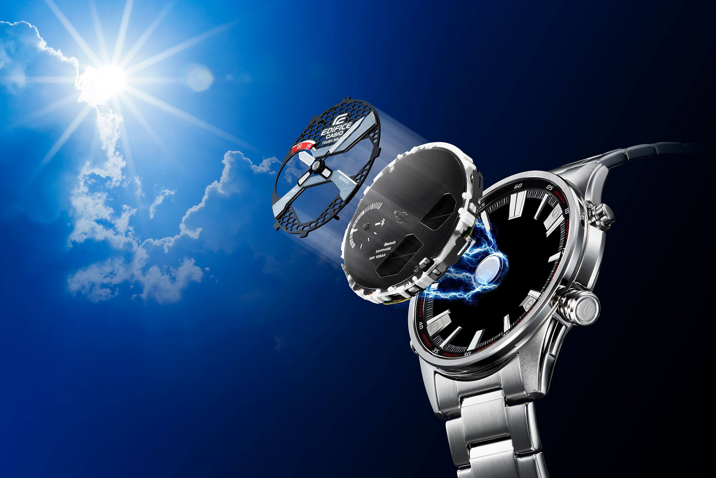 EDIFICE SMARTPHONE LINK WATCH ECB-S100DC-2ADF