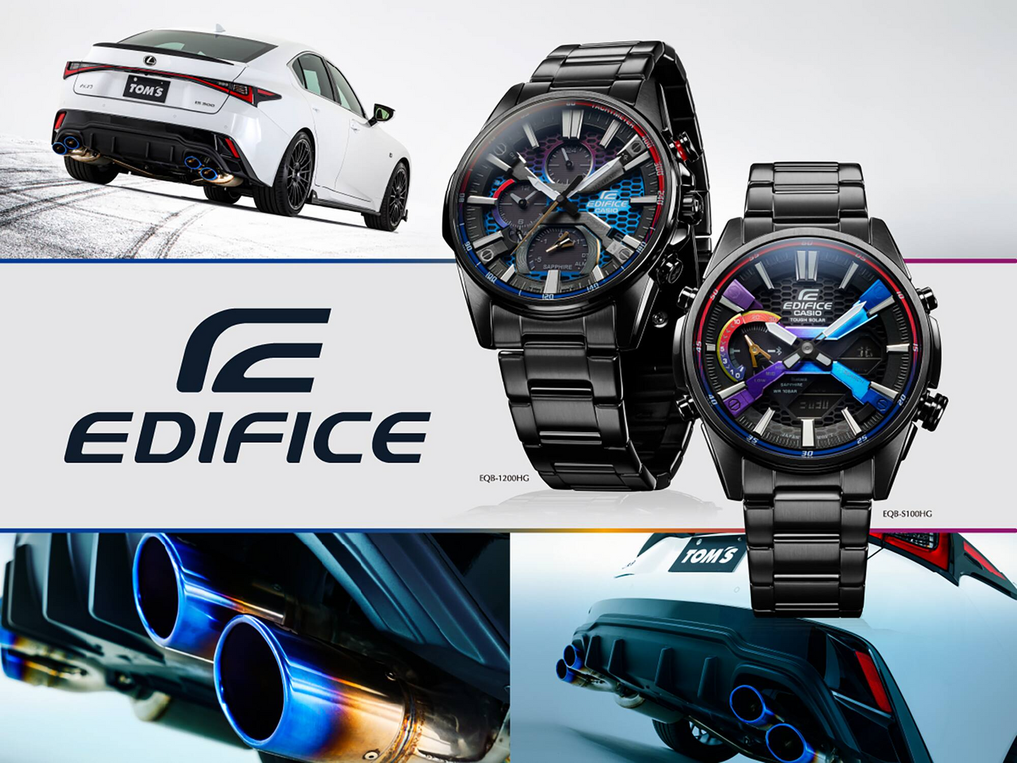 EDIFICE SMARTPHONE LINK WATCH ECB-S100HG-1ADF