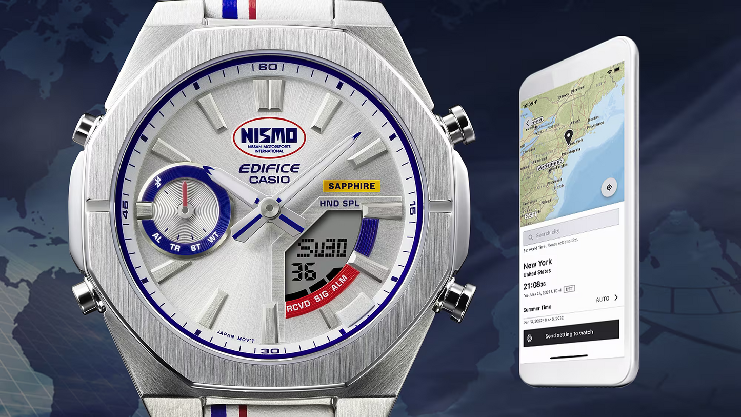 EDIFICE NISMO HERITAGE EDITION SMARTPHONE LINK MEN WATCH ECB-S10NIS-7ADR