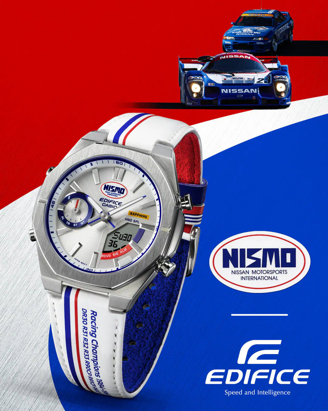 EDIFICE NISMO HERITAGE EDITION SMARTPHONE LINK MEN WATCH ECB-S10NIS-7ADR