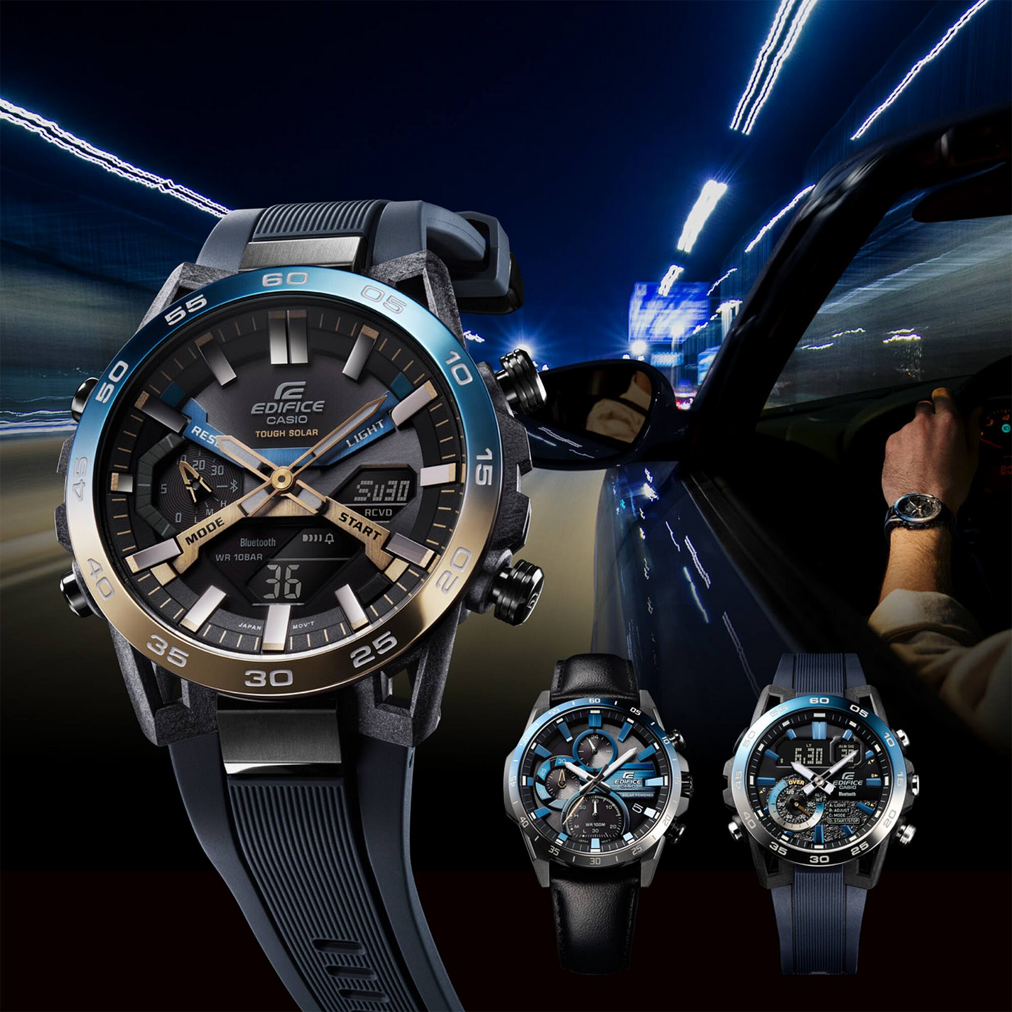 EDIFICE SMARTPHONE LINK SOSPENSIONE MEN WATCH ECB-2000NP-1ADF