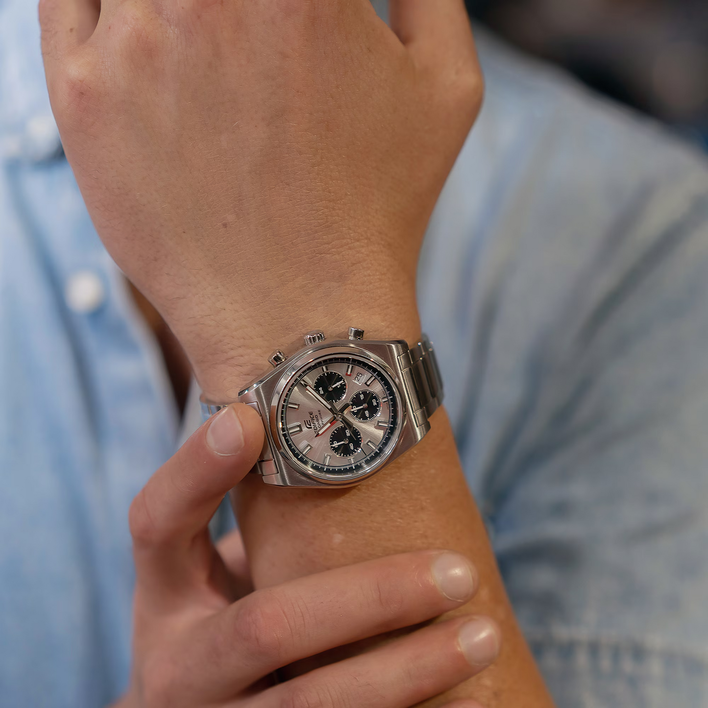 EDIFICE STANDARD CHRONOGRAPH MEN WATCH EFB-730D-7AVUDF
