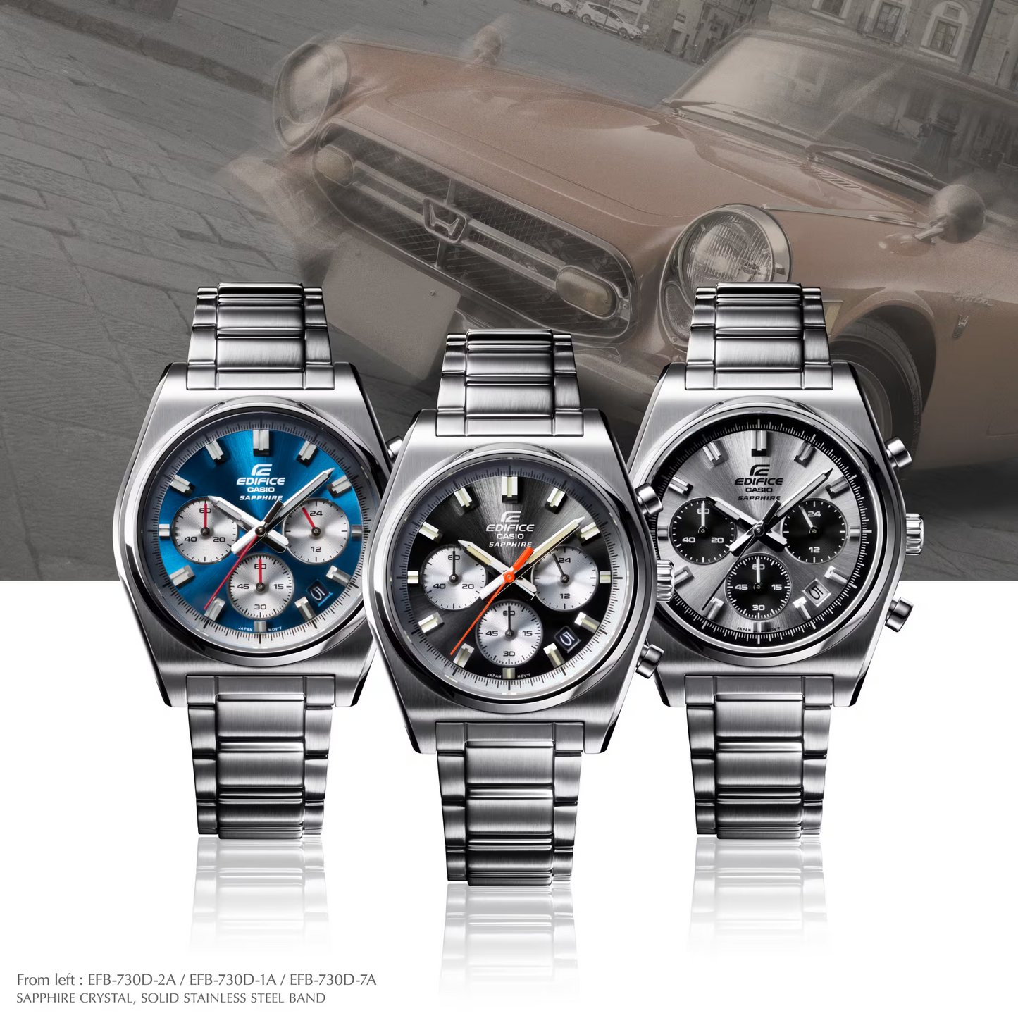 EDIFICE STANDARD CHRONOGRAPH MEN WATCH EFB-730D-2AVUDF