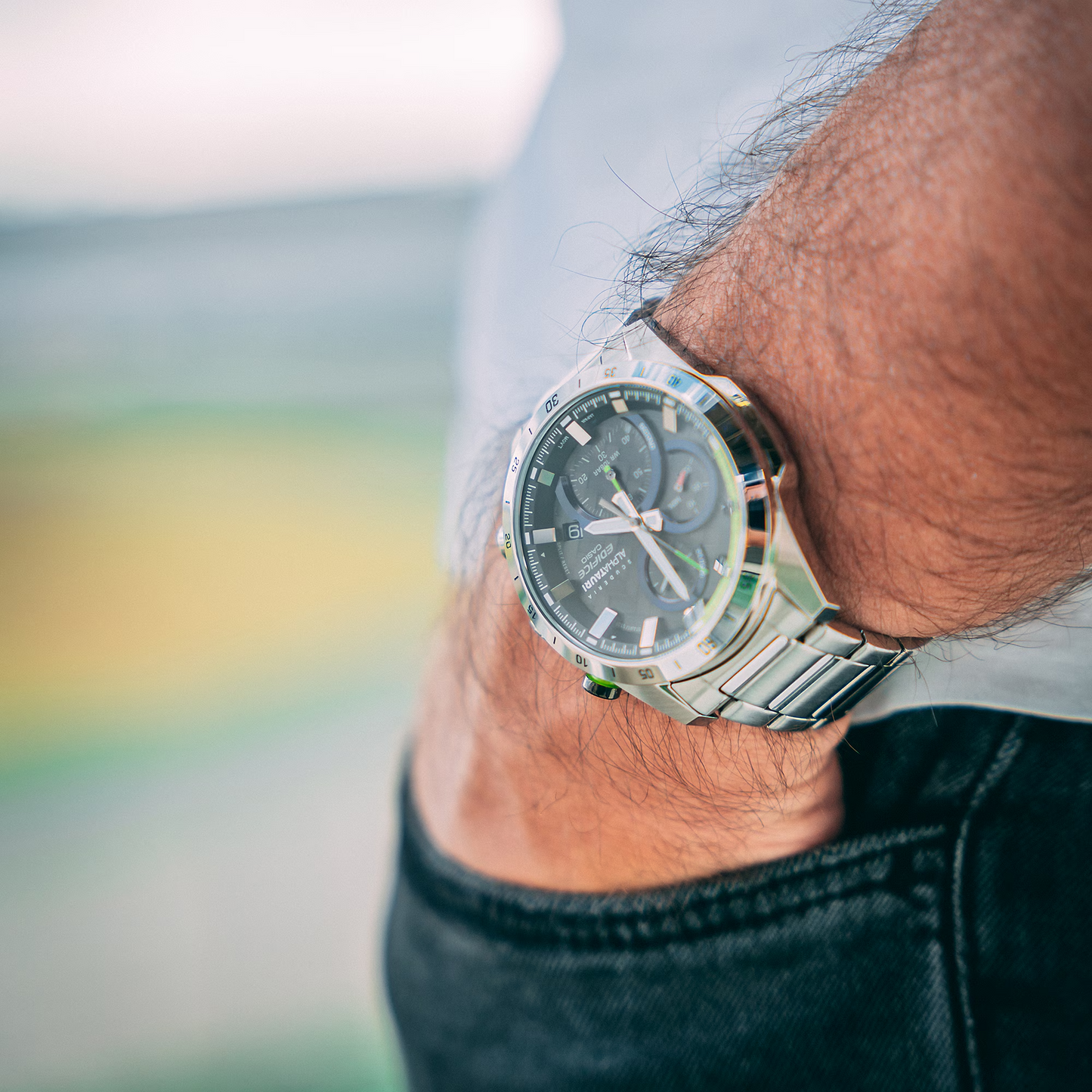 EDIFICE STANDARD CHRONOGRAPH MEN WATCH EFR-571AT-1ADR
