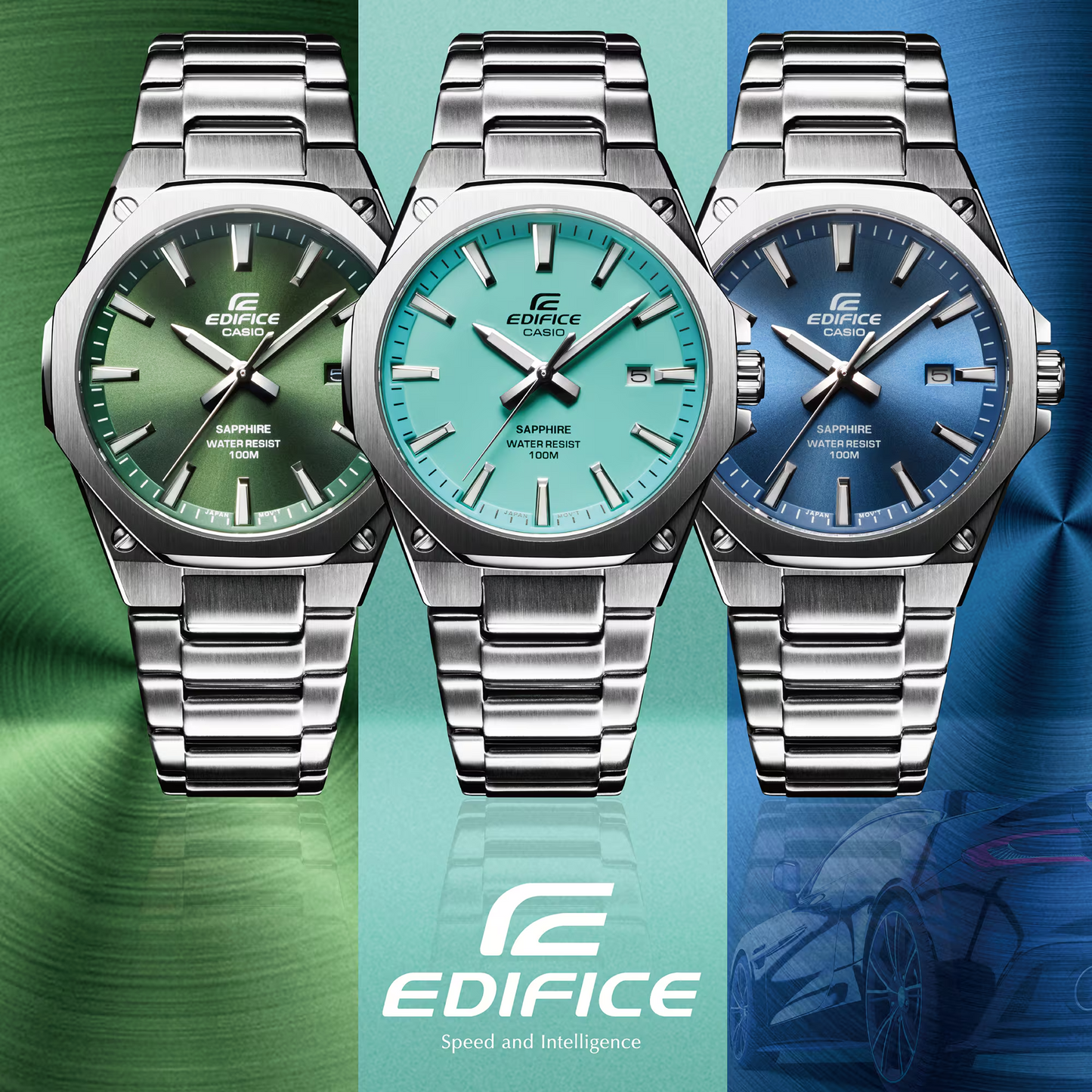 EDIFICE ANALOG MEN WATCH EFR-S108D-2BVUDF
