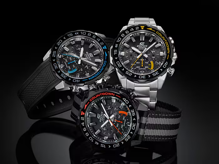 EDIFICE SOLAR-POWERED CHRONOGRAPH Men Watch EFS-S550PB-1AVUDF