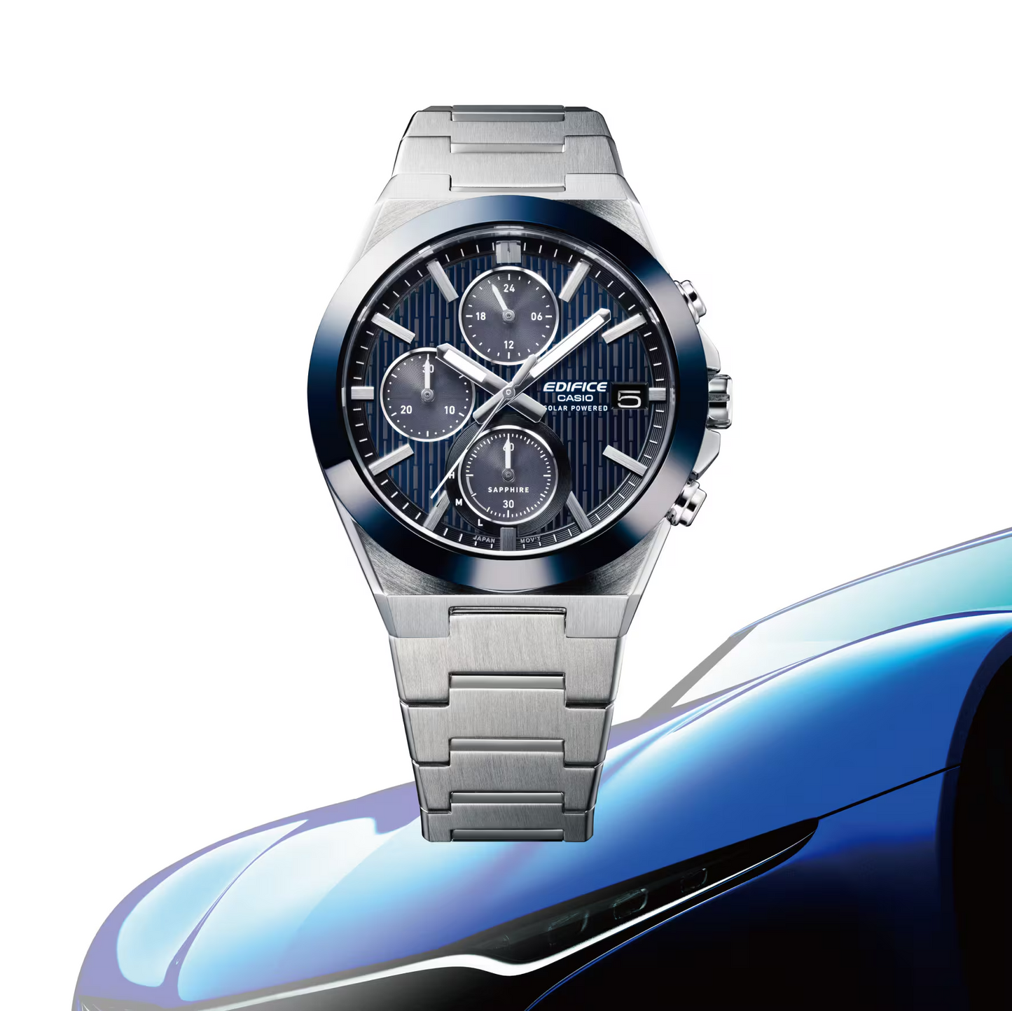 EDIFICE SOLAR-POWERED CHRONOGRAPH MEN WATCH EFS-S650D-2ADF