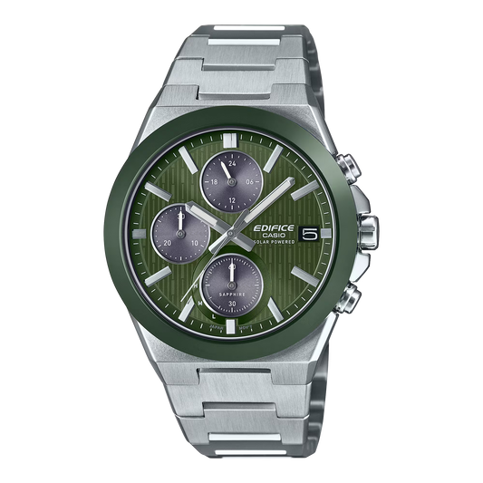 EDIFICE SOLAR-POWERED CHRONOGRAPH MEN WATCH EFS-S650D-3ADF