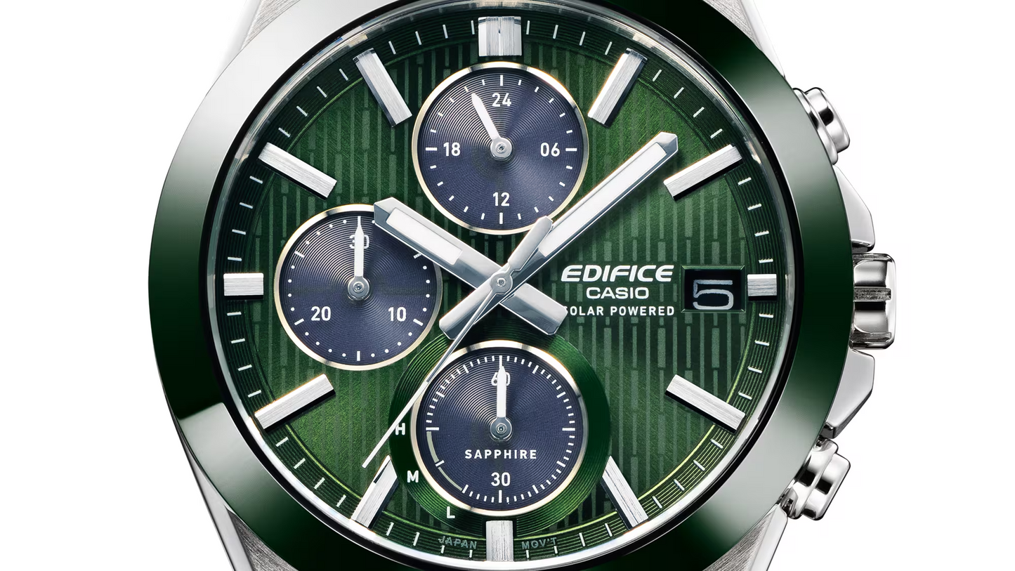 EDIFICE SOLAR-POWERED CHRONOGRAPH MEN WATCH EFS-S650D-3ADF