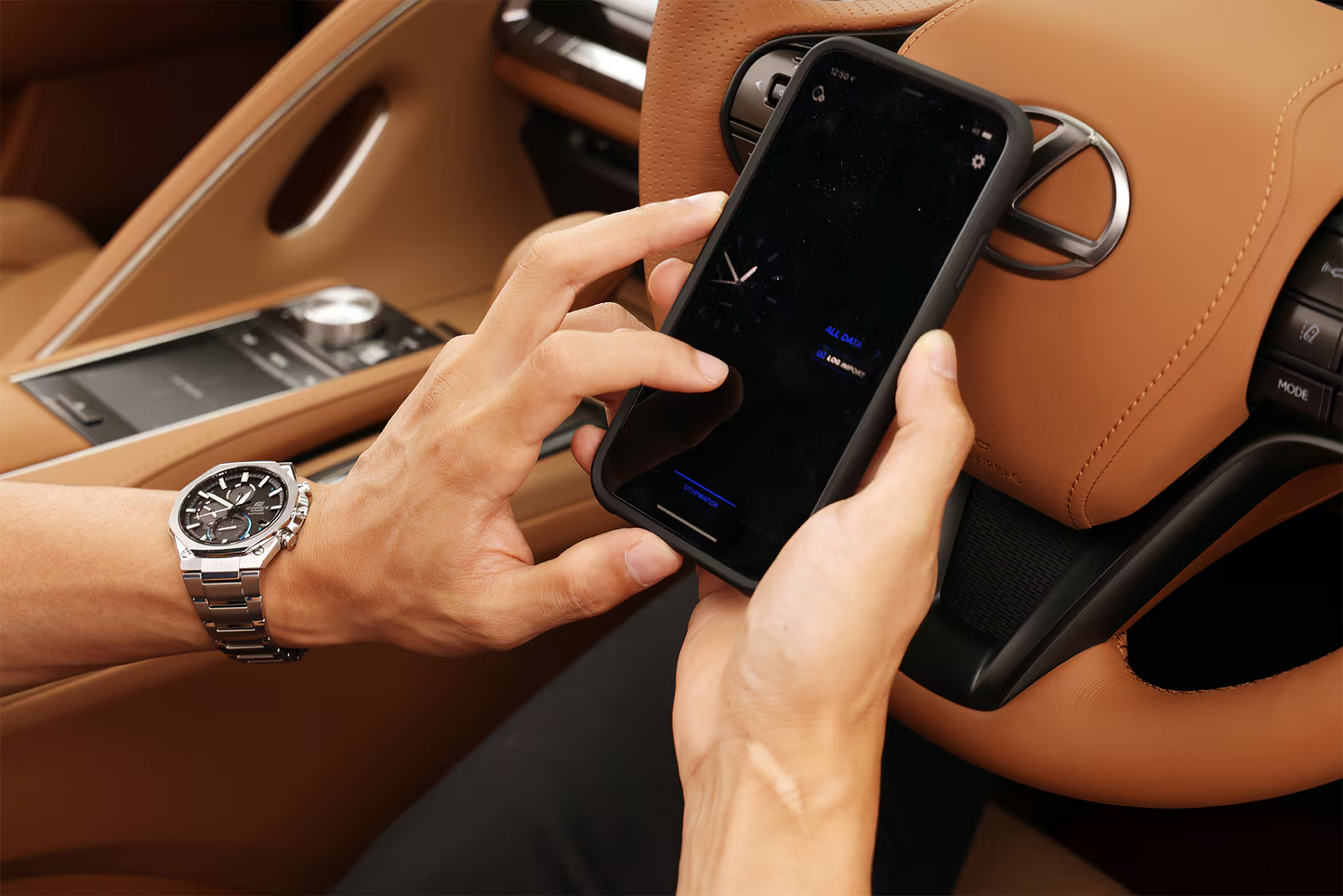 EDIFICE SMARTPHONE LINK WATCH EQB-1100D-1ADR