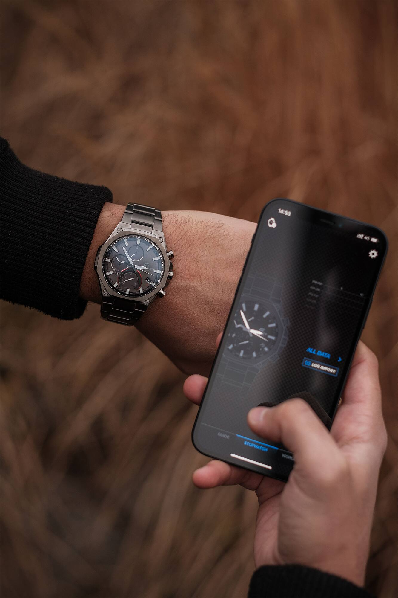 EDIFICE SMARTPHONE LINK WATCH EQB-1100DC-1ADR