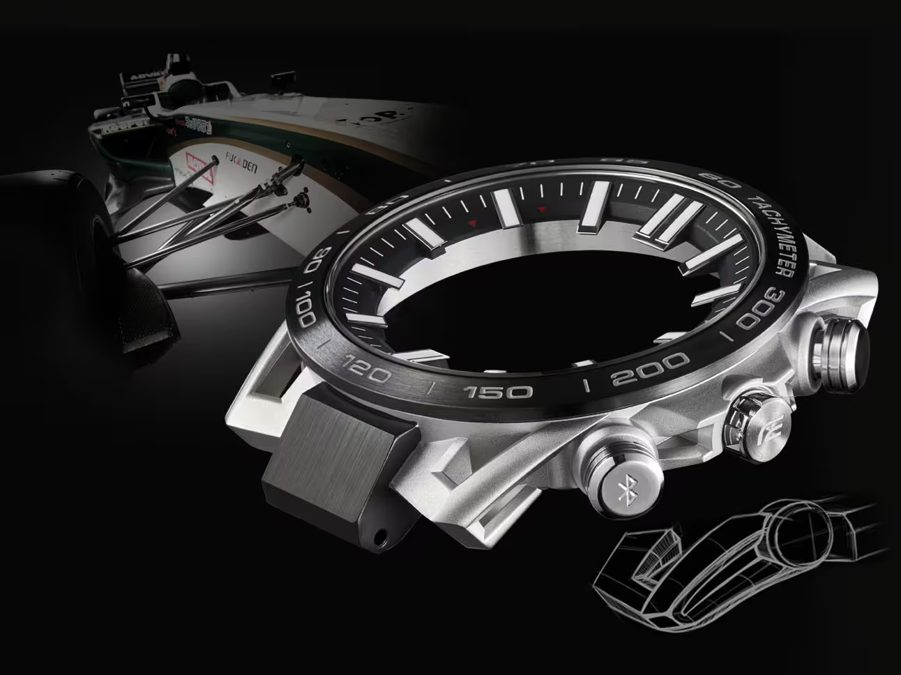 EDIFICE STANDARD CHRONOGRAPH MEN WATCH EQB-2000DB-1ADR