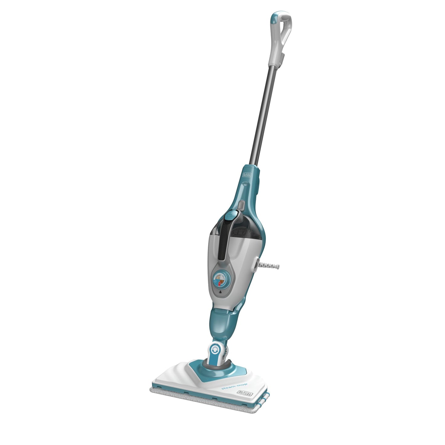 BLACK & DECKER 1600W 500ml Steam Mop 2in1, 8m Cord and 20sec HeatUp Time For Floor, Handheld Mode Kills 99.9% Germs With Super Heated Steam, That Cleanes &Sanitizes- BHSM1610DSM-GB