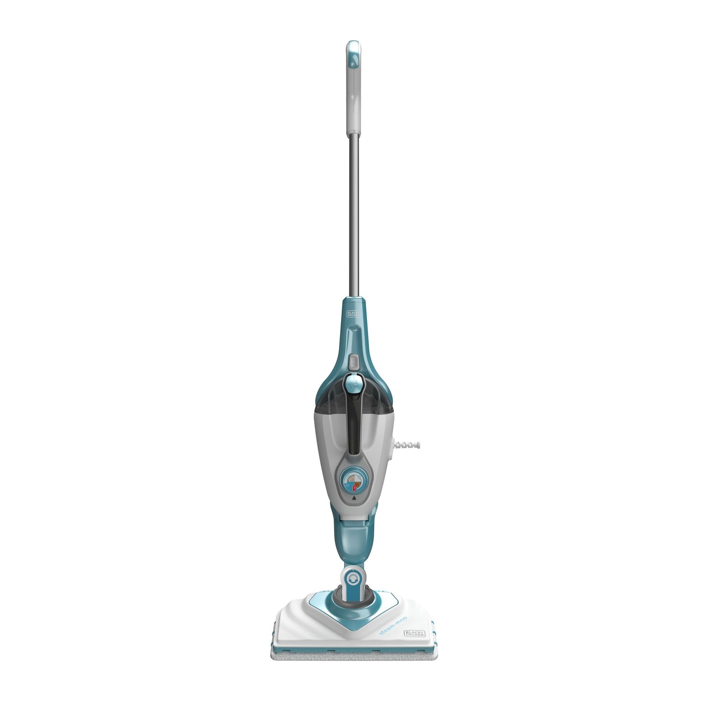 BLACK & DECKER 1600W 500ml Steam Mop 2in1, 8m Cord and 20sec HeatUp Time For Floor, Handheld Mode Kills 99.9% Germs With Super Heated Steam, That Cleanes &Sanitizes- BHSM1610DSM-GB