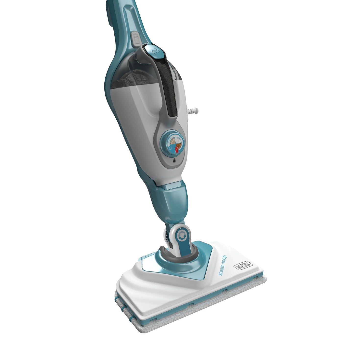 BLACK & DECKER 1600W 500ml Steam Mop 2in1, 8m Cord and 20sec HeatUp Time For Floor, Handheld Mode Kills 99.9% Germs With Super Heated Steam, That Cleanes &Sanitizes- BHSM1610DSM-GB