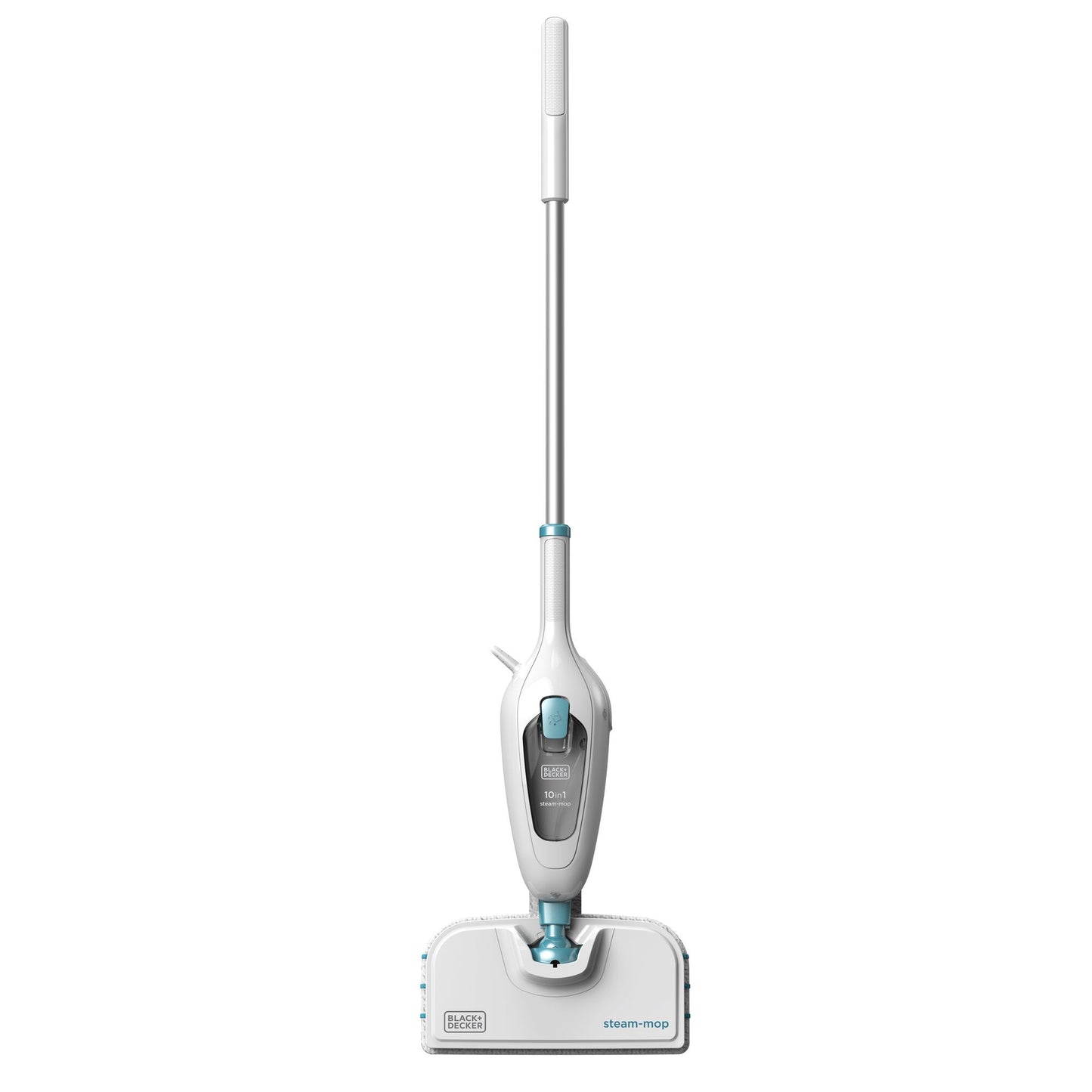 BLACK & DECKER1300W 10-in-1 Steam Mop, White/Blue - FSMH13E10-B5