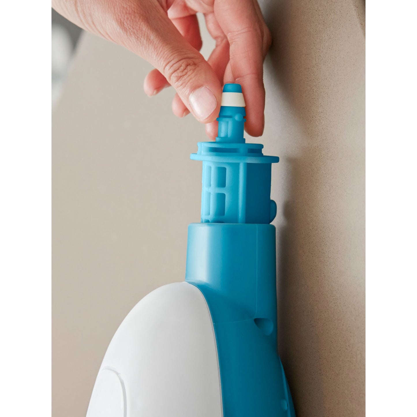 BLACK & DECKER1300W 10-in-1 Steam Mop, White/Blue - FSMH13E10-B5