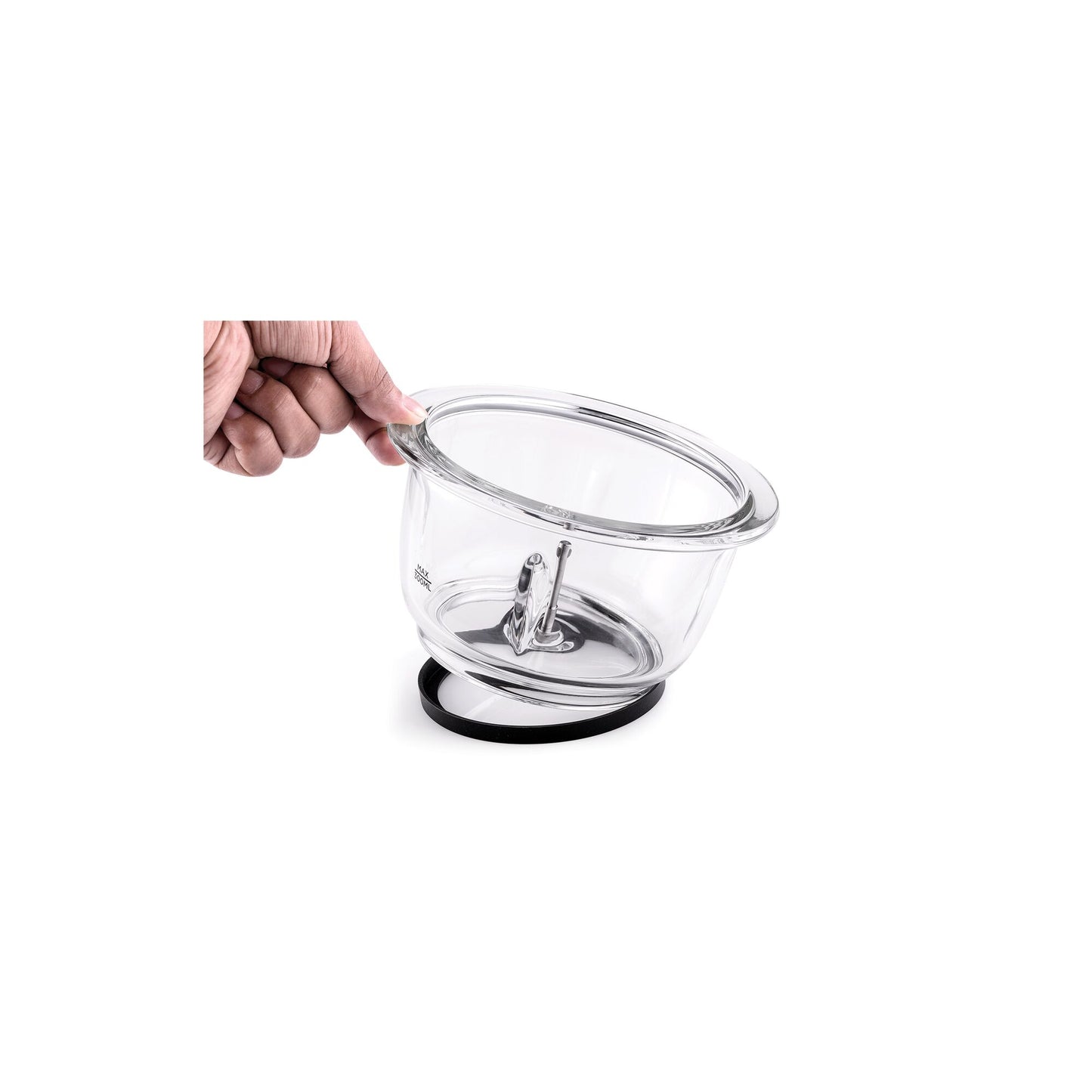 BLACK & DECKER Vertical Glass Chopper and Mincer with Pulse-Speed function, 400W 1.2L XXL Glass Bowl Capacity With Removable Four Blade System Helps, Chop, ice crush, Mince, Grind and Puree - GC400-B5
