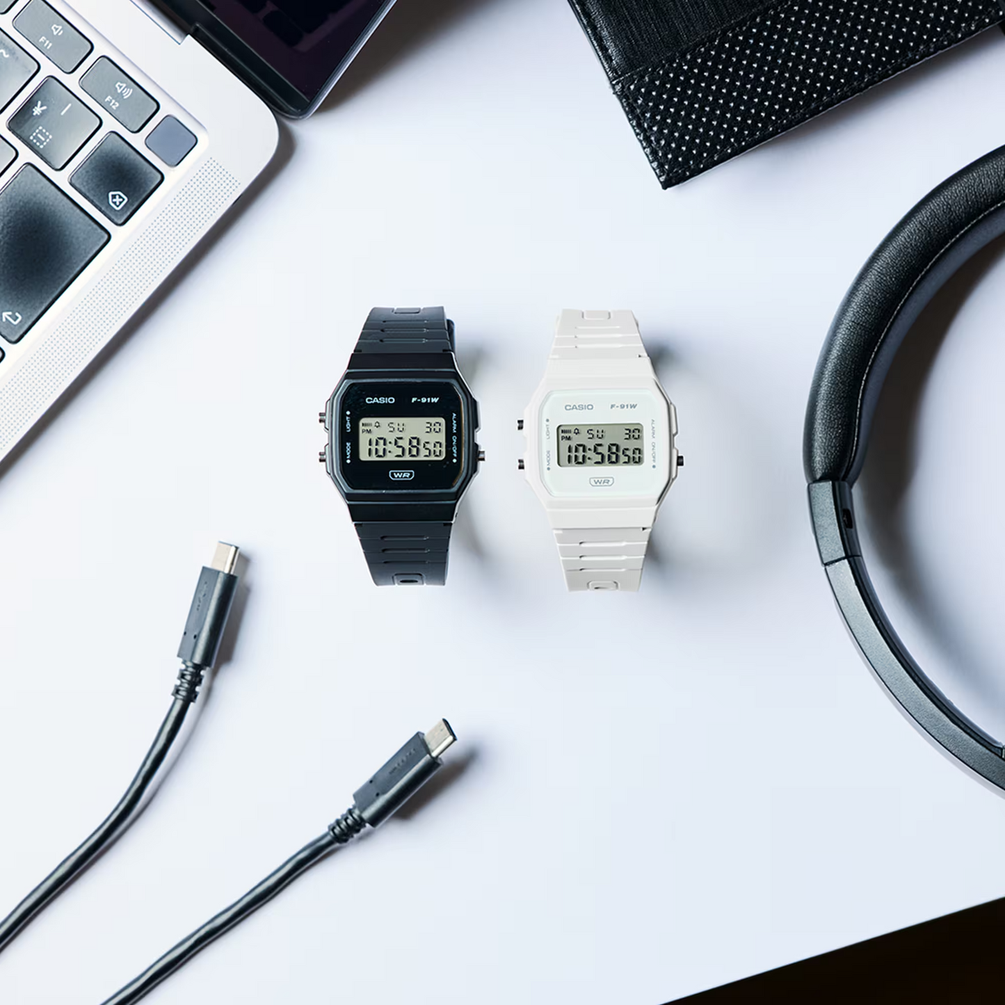CASIO DIGITAL UNISEX WATCH F-91WB-7ADF