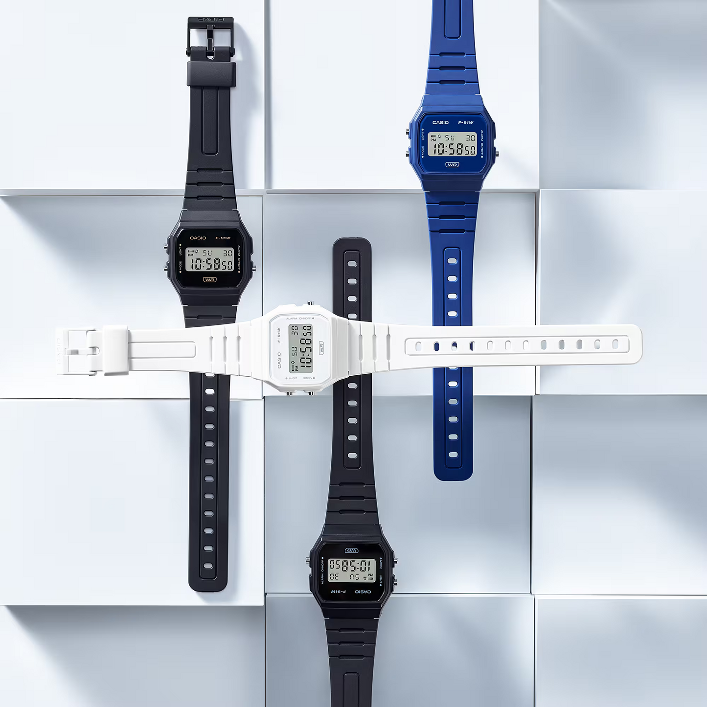 CASIO DIGITAL UNISEX WATCH F-91WB-7ADF