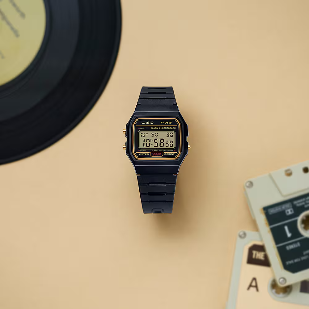 CASIO DIGITAL UNISEX WATCH F-91WG-9QDF