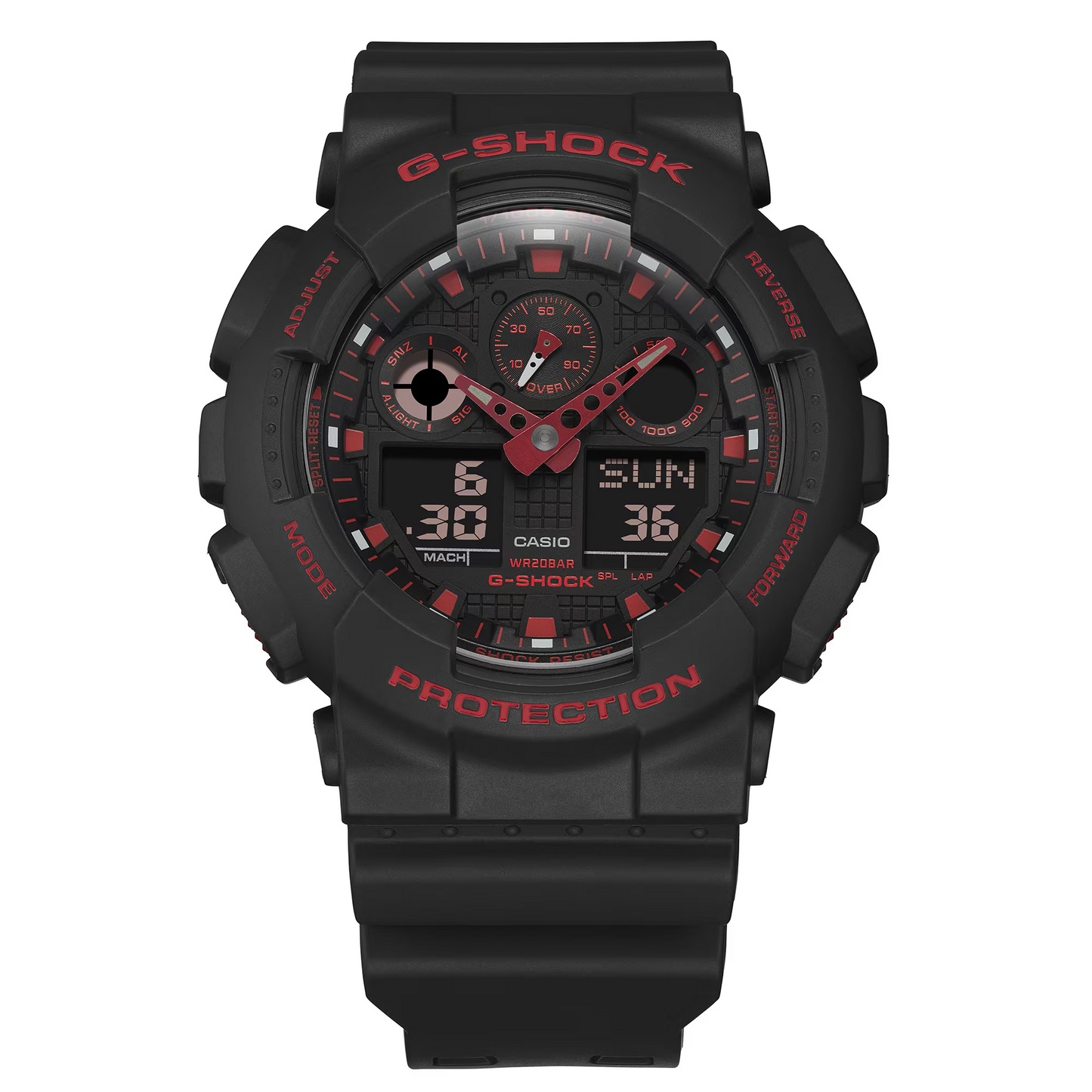 Casio G-Shock GA-100BNR-1ADR Analog Digital Men's Watch