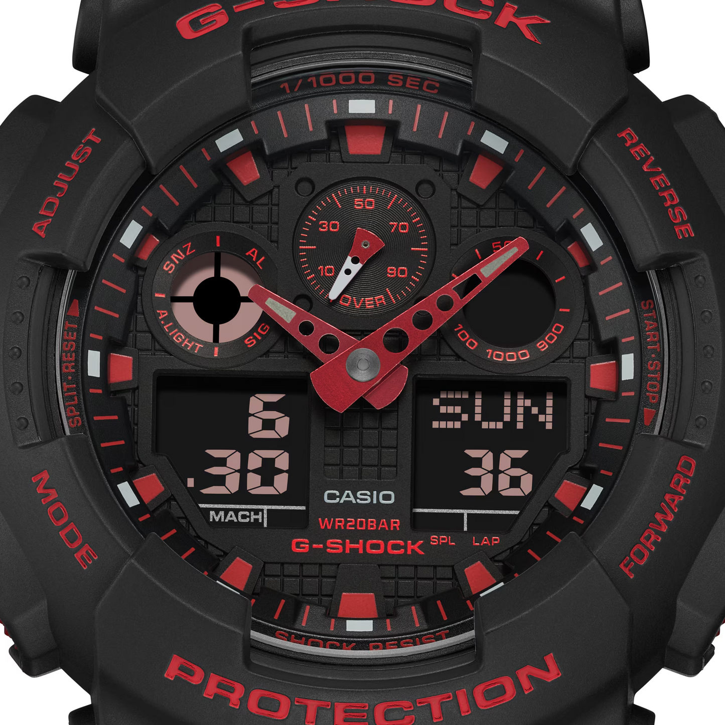 Casio G-Shock GA-100BNR-1ADR Analog Digital Men's Watch