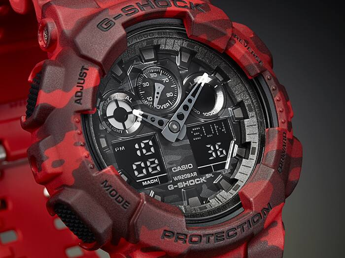 G-SHOCK CASUAL MEN'S WATCH GA-100CM-4ADR