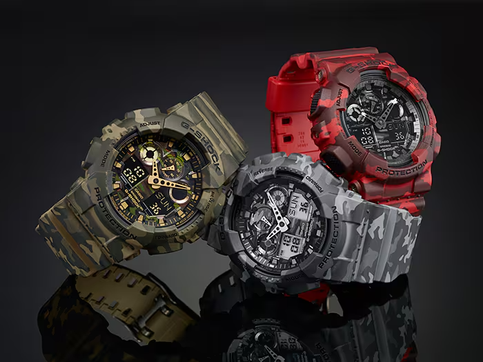 G-SHOCK CASUAL MEN'S WATCH GA-100CM-4ADR