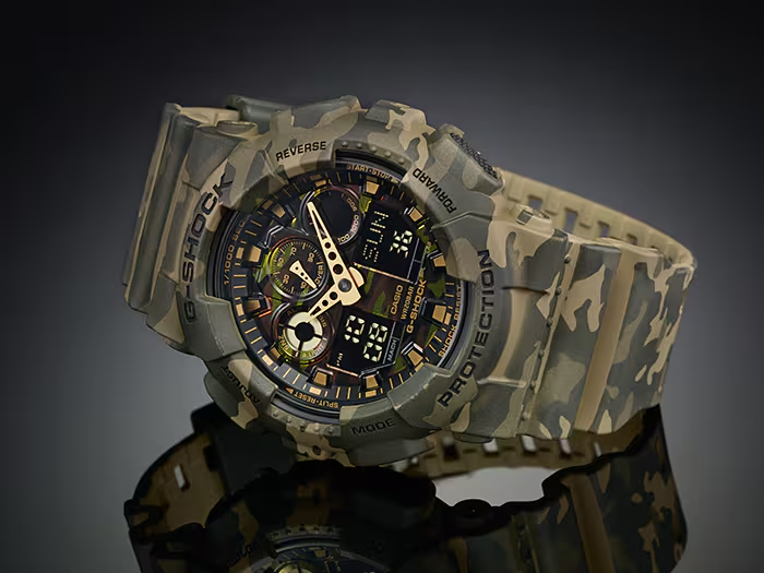 G-SHOCK CASUAL MEN WATCH GA-100CM-5ADR