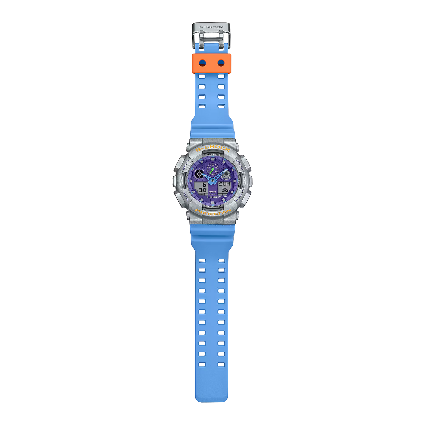 Casio G-Shock GA-100EU-8A2DR Analog Digital Men's Watch Blue
