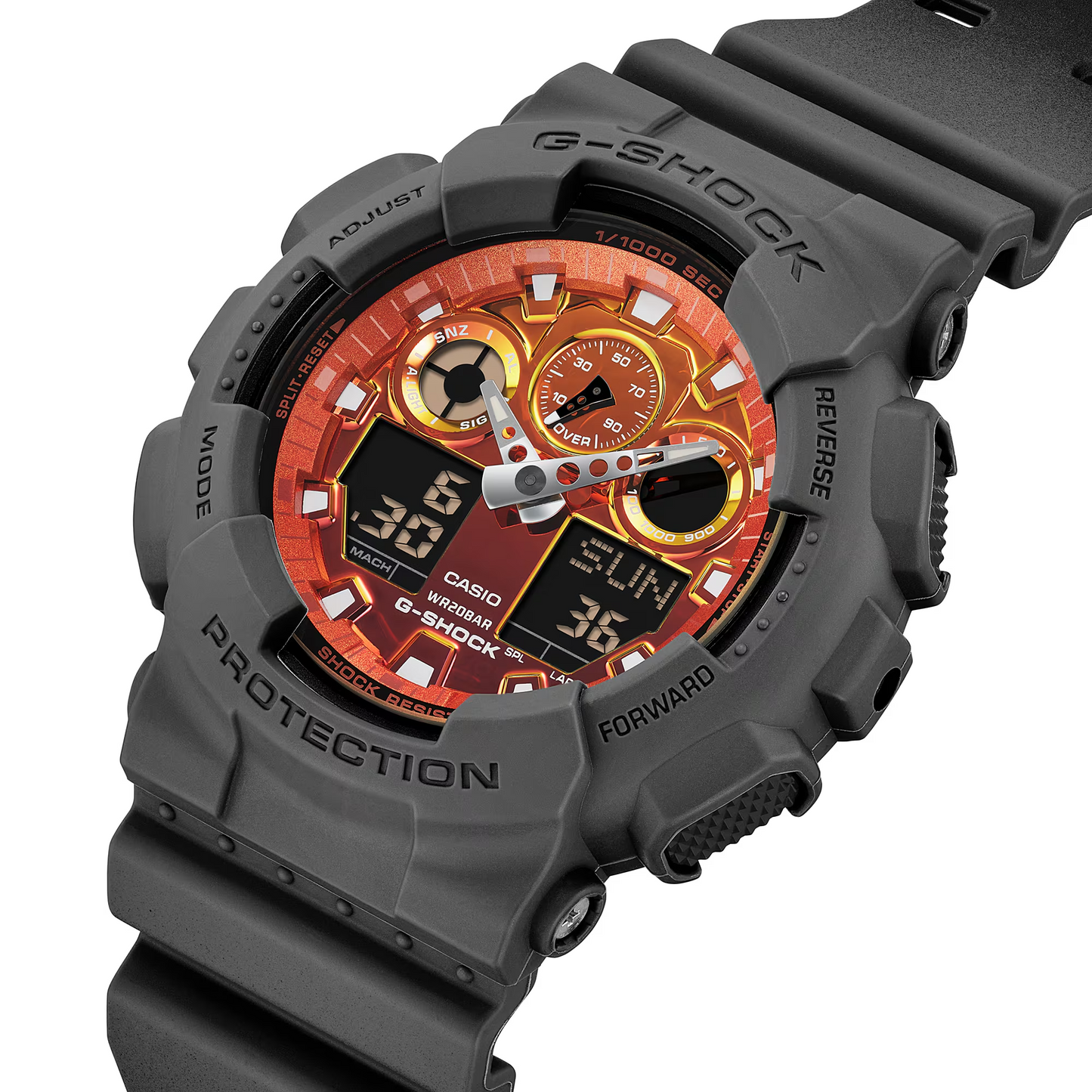 G-SHOCK ANALOG-DIGITAL MEN'S WATCH GA-100FL-8ADR