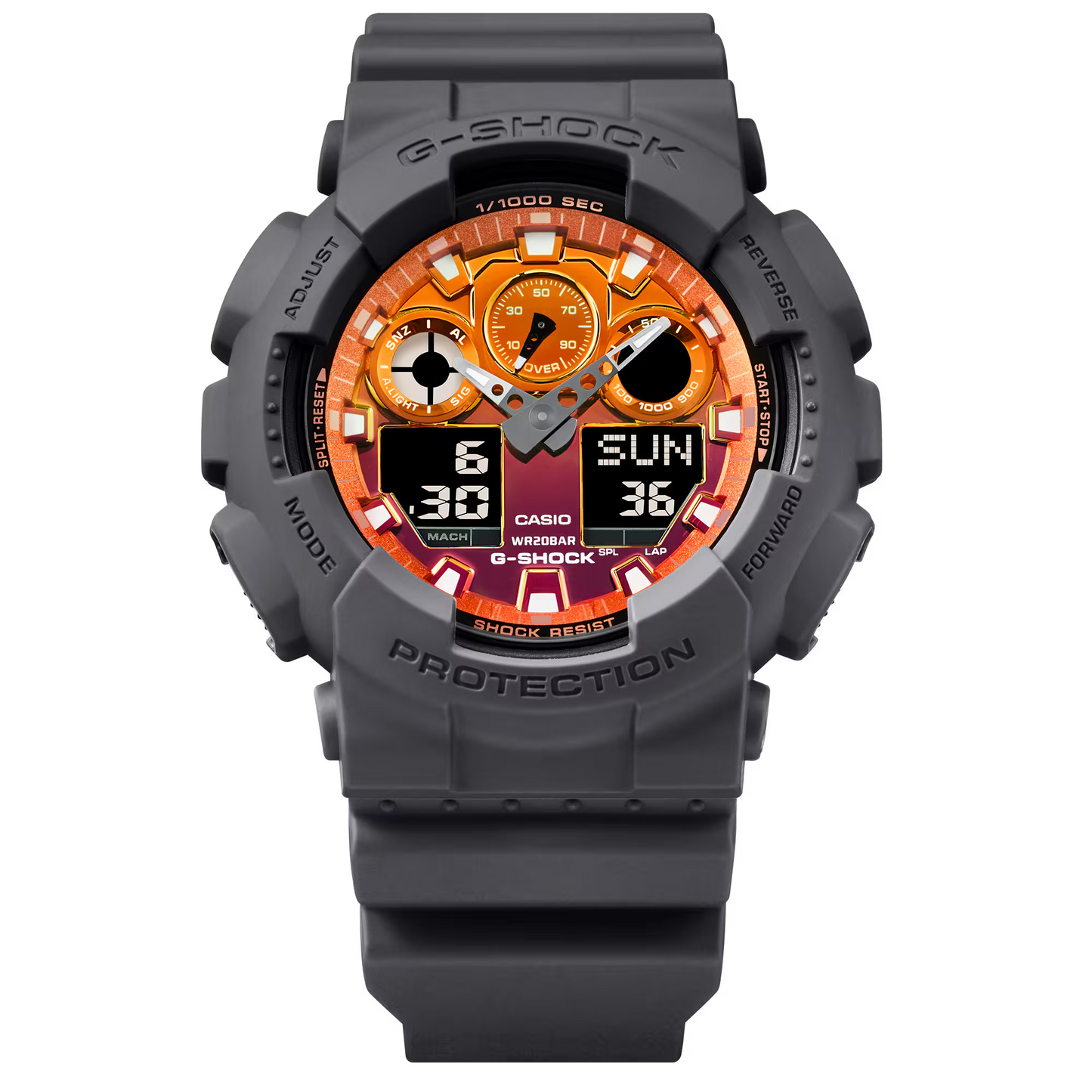 G-SHOCK ANALOG-DIGITAL MEN'S WATCH GA-100FL-8ADR