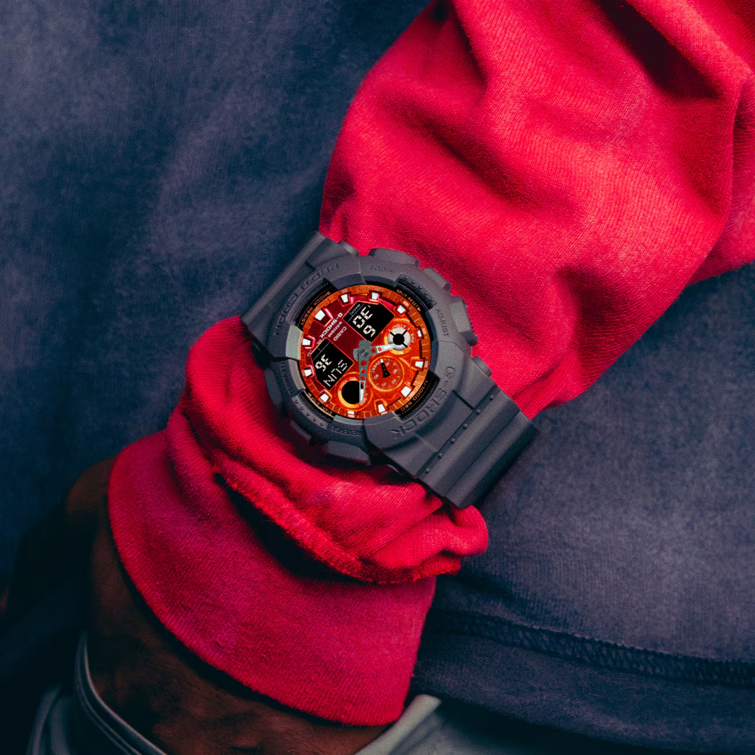 G-SHOCK ANALOG-DIGITAL MEN'S WATCH GA-100FL-8ADR