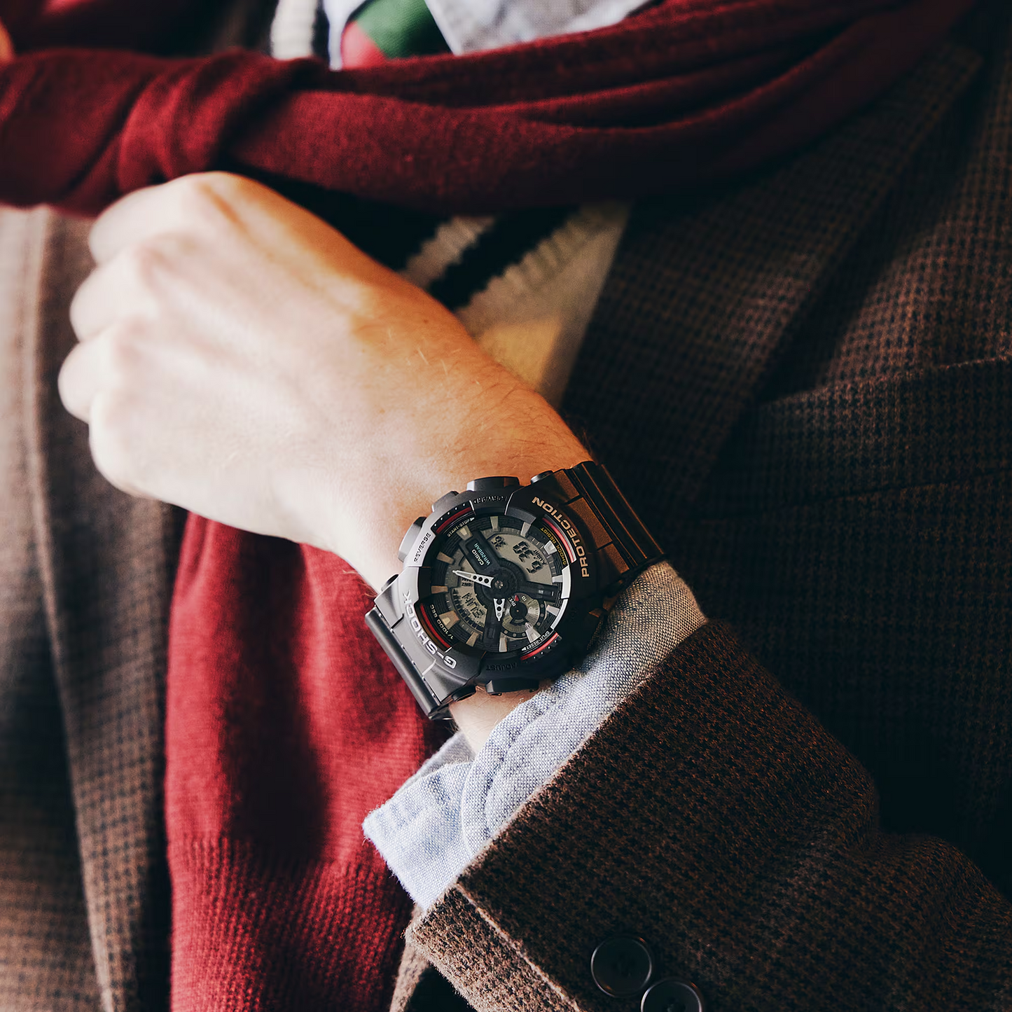 G-SHOCK Iconic Styles With Origin Colour Recreated Men Watch GA-110RL-1ADR